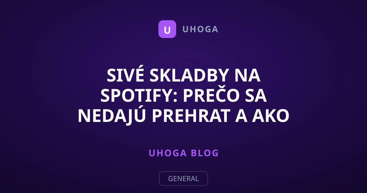 Sivé skladby na Spotify: Prečo sa nedajú prehrat a ako to spravit