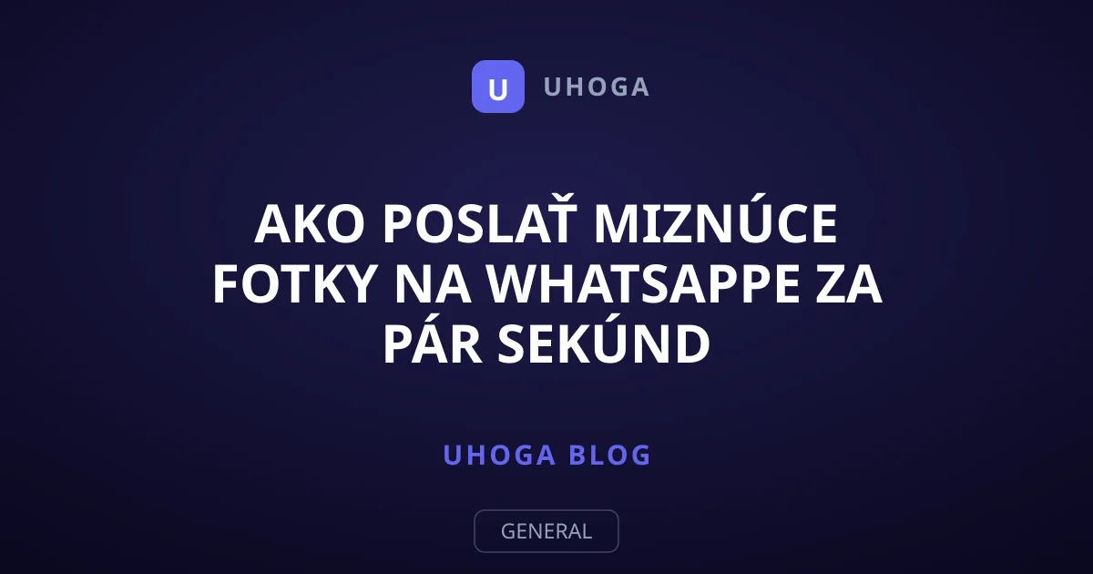 Ako poslať miznúce fotky na WhatsAppe za pár sekúnd